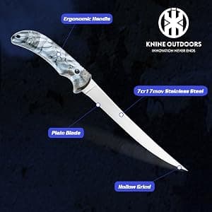Portable Butcher Game Processor Set, 12 Pieces KNINE OUTDOORS Hunting Deer Knife Set Field Dressing Kit B099QTQ98L