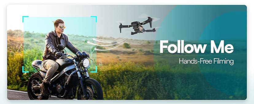 Falcon X 4K Drone - 4K UHD Camera Drone, Built-in Screen Remote Controller, WiFi FPV Foldable Quadcopter for Beginners & Adults, Includes 3 Batteries, SD Card & Reader