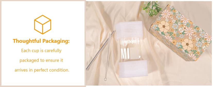 Fairy's Gift New Mom 16 oz Glass Cup with Lid Straw, Funny New Mom Gifts for Women, Christmas Birthday, Postpartum, Pregnancy Gifts for Expecting Mommy, Pregnant Women, Mother to Be, First Time Mommy