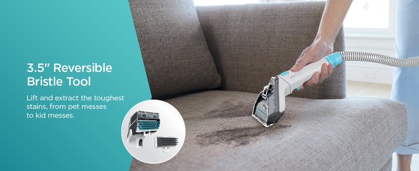 Shark StainStriker Portable Carpet, Upholstery & Area Rug Cleaner with Pet Mess Tool, Stain & Odor Remover, Perfect for Car Interiors, Includes 3 Cleaning Tools & Cleaning Solution, White, PX201