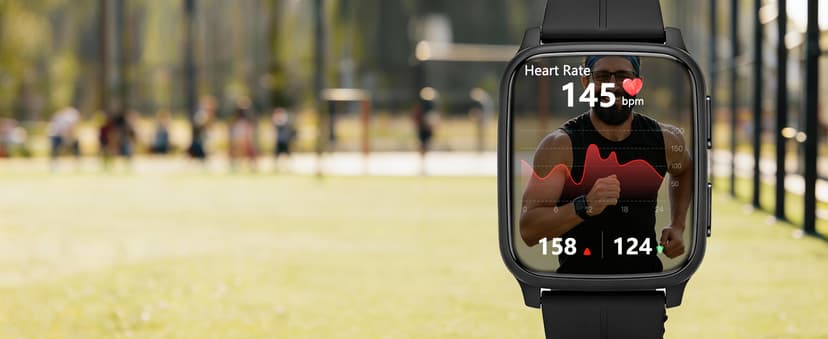 MorePro Fitness Tracker with 24/7 Heart Rate & Blood Pressure Monitor, Blood Oxygen & Sleep Tracker, Smart Watch with Step Calorie Counter, IP68 Waterproof Activity Tracker for Women Men Android iOS