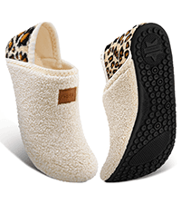 ATHMILE House Slippers for Women Men Indoor Barefoot Slippers Socks Furry Slip on House Shoes Cozy Comfy for Home Bedroom Travel Yoga