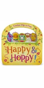 Hippity, Hoppity, Little Bunny - Finger Puppet Board Book for Easter Basket Gifts or Stuffer Ages 0-3 1680524771