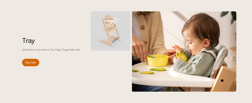 Stokke Tripp Trapp High Chair 2, Black - Includes Chair + Baby Set with Removable Harness for Children 6-36 Months - Adjustable, Ergonomic & Easy to Clean
