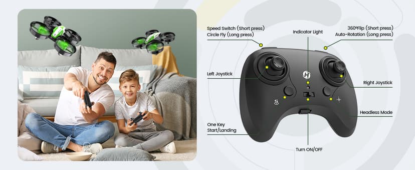 Holy Stone Mini Drone for Kids and Beginners, HS210 Green
