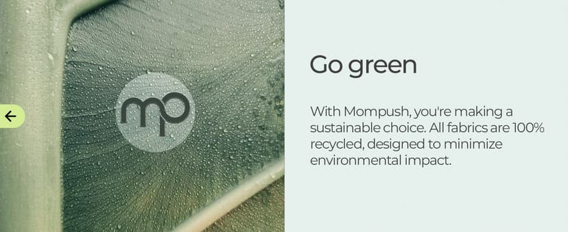 Mompush Lithe V2 Lightweight Travel Stroller, Compact Foldable Baby Stroller with Travel Bag, One-Hand Fold Stroller, Snack Tray, Mechanical Recline Seat, Airplane-Ready, Organizer & Rain Cover