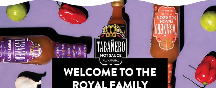 1.7 oz Mini Glass Bottles, Kit Includes Peach Bourbon, Key Lime Habanero, Sweet & Spicy, All Natural, Gluten Free, Low Sodium Tabañero Variety Hot Sauce Gift Set, Kosher, Sriracha Honey, 4-Pack B0CN9P7XD7
