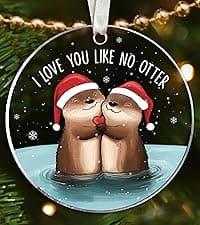 Engagement Gifts for Couples - Gifts for Newly Engaged Couples - Engagement Gift for Her, Bride to Be, Couple - Just Engaged Gift for Friends, Women, Fiance - Wood Christmas Ornament 2025