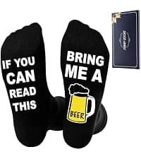 Personalized Fathers Day Gift for Dad Husband, Christmas Stocking Stuffers for Men; Comfortable and Soft Novelty socks Niorasen Birthday Gifts for Men Husband Gamer Teen Boys, Cotton Funny Socks B0D5LZSVSV