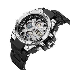 BASUMIU Military Tactical Watches for Men Luxury Black Digital Work Mens Watches Sport Dive Men's Wrist Watches Waterproof Cheap