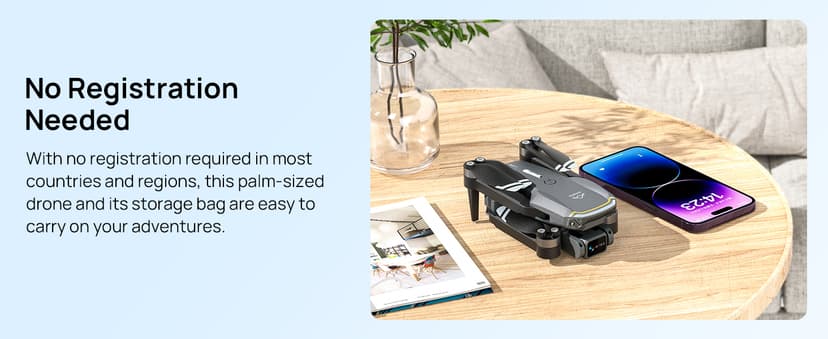 Ameta Drones with Camera for Adults 4k UHD, S20 Lite Brushless Motor FPV Foldable RC Drones for Adults Kids Beginners with 36 Mins Long Flight, Altitude Hold, Headless Mode, Circle Fly, 360° Flips, Cool Toys Gifts for Men Boys(Under 249G)