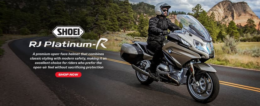 Shoei RJ Platinum-R Open Face Motorcycle Helmet
