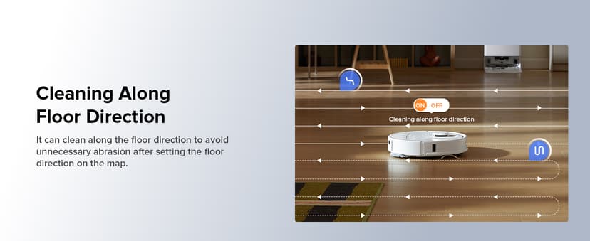 Roborock Qrevo Edge S5A Robot Vacuum and Mop, 18,500Pa, Zero-Tangling, DuoDivide Main Brush, FlexiArm Side Brush, Hot Water Mop Washing & Self-Cleaning, Warm Air Drying, Self-Emptying, White