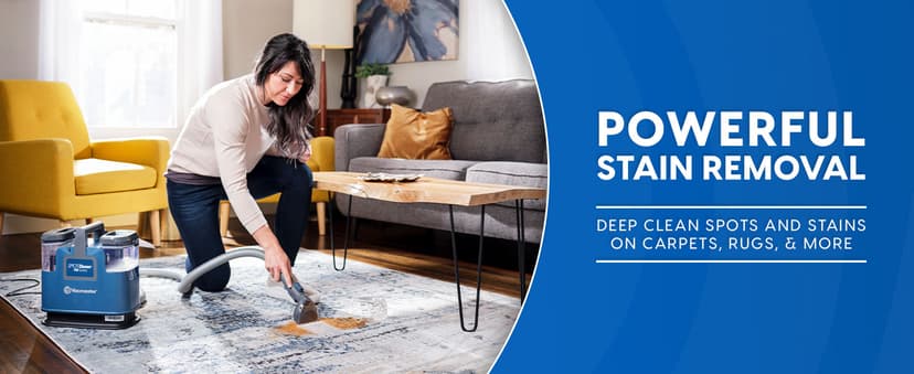 Vacmaster SCB301 400 Series Portable Carpet & Upholstery Spot Cleaner Machine, 15Kpa Power Suction with Versatile Tools for Pets, Area Rugs and Couches