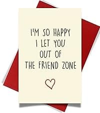 Cheerin Anniversary Day Cards for Him and Her - Romantic Greeting Card with Envelope - Sweet Birthday Card for Husband Wife Girlfriend Boyfriend