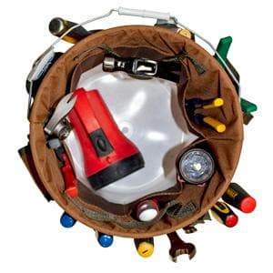 Bucket Boss The Bucketeer Bucket Tool Organizer in Brown, 10030
