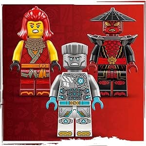 LEGO NINJAGO Zane's Battle Suit Mech Ninja Toy - Building Toy for Pretend Play for Kids, Boys and Girls, Ages 6+ - with 3 Minifigures - Gift Idea for Birthdays - 71827 B0DJ17CR8W