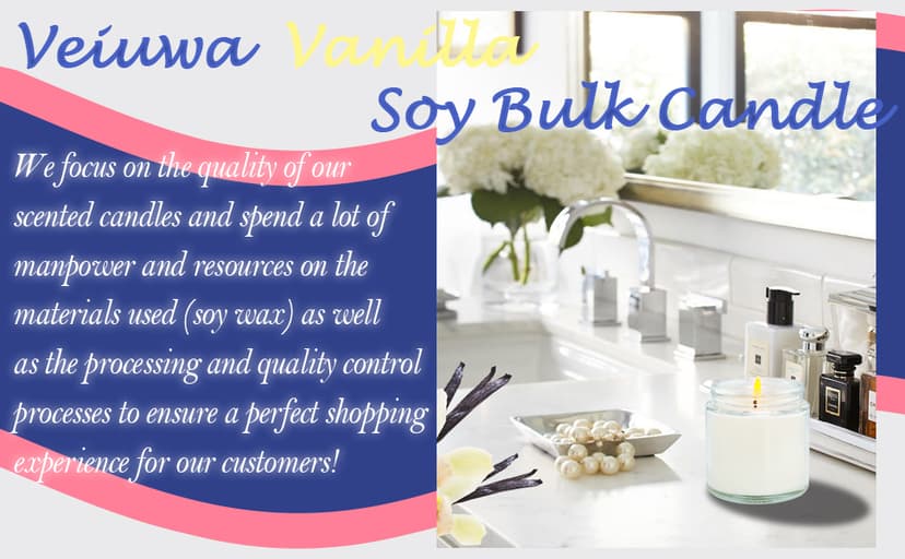 24 Pcs 4 Oz Mini Soy Candles,Vanilla Scented,Aromatherapy Candle,Bulk Candle Set,Great Stress Relieving Scented Candles for Girls as a Gift for Birthdays, Weddings and More! B0DW95Q2D1