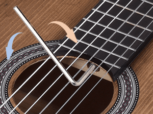 Winzz Classical Guitar 4/4 Adult Classical Guitar for Beginners 39 Inches Brown