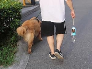 Feeding & Hydration | Travel Water Bowl | Portable Pet Dispenser | Dog Gifts | Puppy Essentials | for Hiking Camping Beach Cibaabo Dog Water Bottle Portable with Food Container & Filter for Travel B09F5ZYV7M