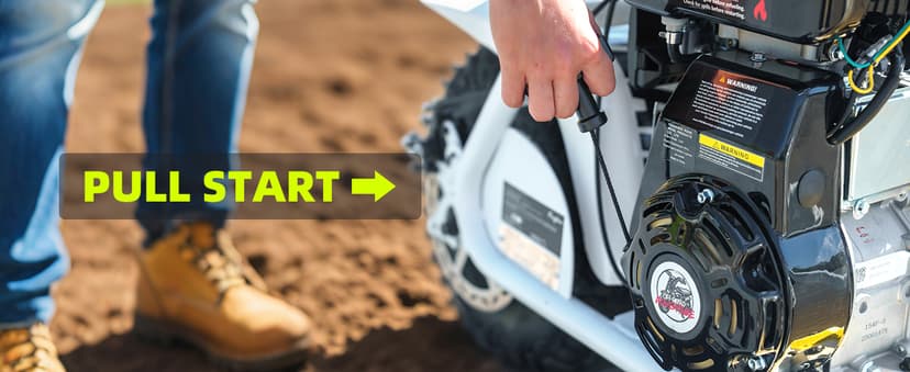 HOVER HEART Mini Bike, Gas Dirt Bike, Minibike, Gas Powered Mini Bikes for Adults, 99cc-4 Stroke Pit Bikes with Led, Dirtbike Motorcycle Max Load 200 Lbs, Speed 34.5 KM/H, Age13+ Hoverheart