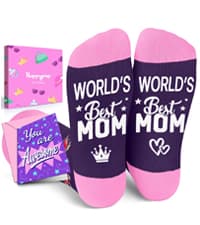 HAPPYPOP Gifts For Women Men - Aunt Uncle Grandparent New Parents Socks, Mothers Father Day Socks