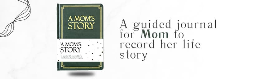 Mom's Life Story Journal (Hardcover): A Meaningful Keepsake for Mom to Share Her Journey and Memories, Book Includes 250+ Prompt Questions, Sentimental Gifts for Mother's Day, Birthday & Christmas