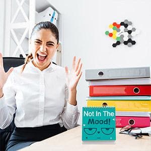 Fancy Land Funny Desk Signs 30 Different Fun and Flip-Over Messages for Office Desk Accessories