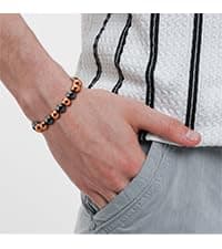 PEALICIOUS Cross Bracelet for Boys, Joshua Birthday Son Gifts for Teens B0FK4PJ31K