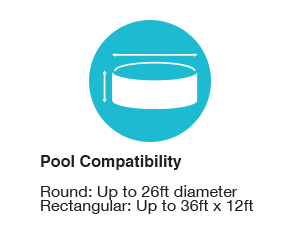 INTEX Deluxe Pressure-Side Above Ground Automatic Pool Cleaner Vacuum - For Bigger Pools – Cleans Pool Floors and Walls – Removes Debris – Removable Filter Tray – 21ft Tangle Free Hose