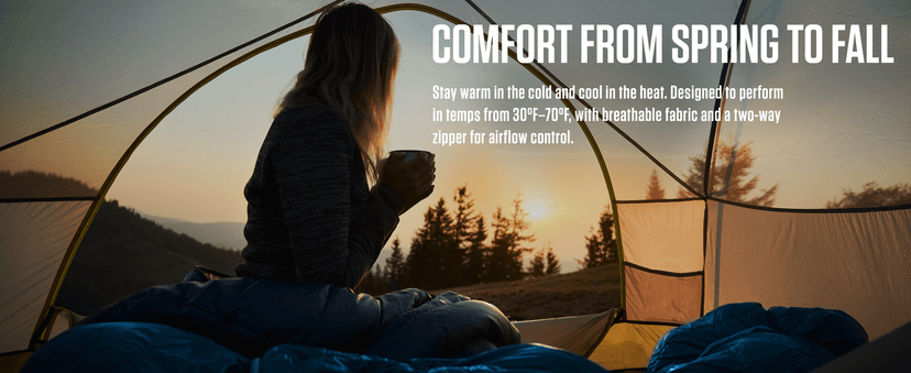 VENTURE 4TH Backpacking Sleeping Bag – XXL, Double and Single Sizes - Lightweight Warm & Cold Weather Sleeping Bags for Adults, Kids & Couples – Ideal for Hiking, Camping & Outdoor Adventures