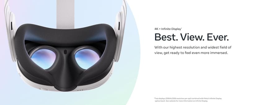 Meta Quest 3 512GB | VR Headset — Thirty Percent Sharper Resolution — 2X Graphical Processing Power — Virtual Reality Without Wires — Access to 40+ Games with a 3-Month Trial of Meta Horizon+ Included