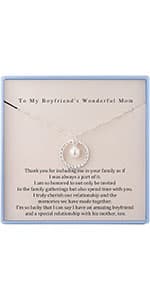 Burning Love Mother in Law Necklace Mom Gifts Mother Daughter Necklace Sterling Silver Circle Necklaces for Mother in Law Gifts Christmas Holiday Jewelry