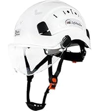 Construction Safety Helmet ABS Hard Hat Adjustable Ventilation System Hardhats Industrial Work Head Protection for Men Certified ANSI/ISEA Z89.1
