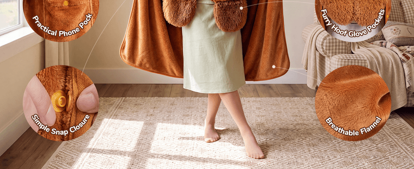 Full-Body Coverage, Hands-Free Design, Phone Pocket, For Home, Camping & Lounging, Birthday Gifts for Women & Animal Lovers Mewaii Highland Cow Gifts Wearable Blanket Hoodie Soft Highland Cow Blanket B0CGRGNP6W