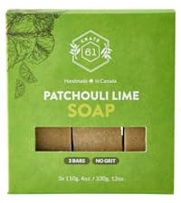 Handmade in Canada, Plant Based Cold Process Natural Bar Soap, With Premium Essential Oils, Dry Skin, Pack of 6 (For Him)