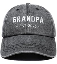 50th Birthday Gifts for Him Her, 50 Year Old Gifts Ideas, Adjustable Washed Cotton Embroidered Baseball Cap B0FJRQ6JCK