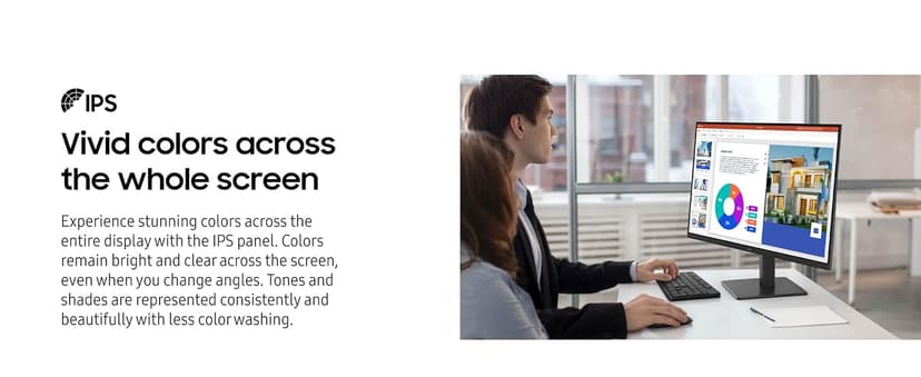 Samsung 27" S3 (S32GF) FHD High Resolution 120Hz Monitor with IPS Panel, Flicker Free, Eye Saver Mode, LS27F320GANXZA, 2025