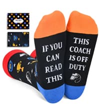 Zmart Appreciation Gifts Ideas - Socks for Coach Police School Bus Driver Chef Lawyer