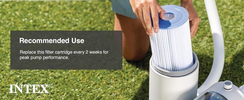 (Pack of 6) Intex 29000E/59900E Easy Set Pool Replacement Type A or C Filter Cartridge