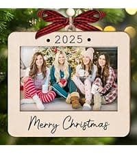 Neighbors Like You are Precious and Few - 2 Layer Good Neighbor Christmas Ornament - Wooden Next Door Neighbors Ornament - Awesome Neighbor for Next Door Friends