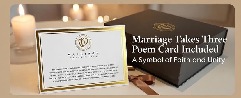 Wedding Anniversary Couples Gift - Two Hearts and Cross Iron Sculpture, Heart Decoration Gift for Her and Him, 1st to 50th or 60th Anniversary, Includes Present Box and Poem Card