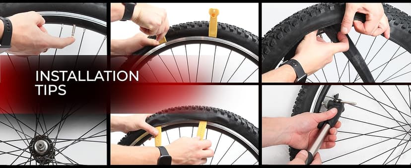 Fincci 700x40c Bike Tires, 42-622, Foldable, 1mm Nylon Antipuncture Protection with 48mm Schrader Valve Inner Tubes, Tough & Durable, Pack of 2 – for Gravel, Road, Hybrid & Touring Bicycles