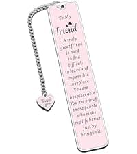 Bookmark Gifts for Best Friend Friendship Gift for Women Christmas Stocking Stuffers Friends Sentimental Gifts for Friend Best Friend Birthday Graduation Gifts for Women Female Friend Gift Ideas