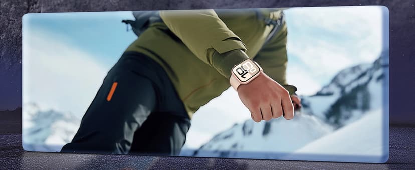 Misxi 2 Pack Tempered Glass Case Compatible for Apple Watch Series 11 (2025) Series 10 42mm, Hard PC Screen Protector Overall Protection Scratch-Resistant Cover for iWatch, 1 Rose Gold + 1 Transparent