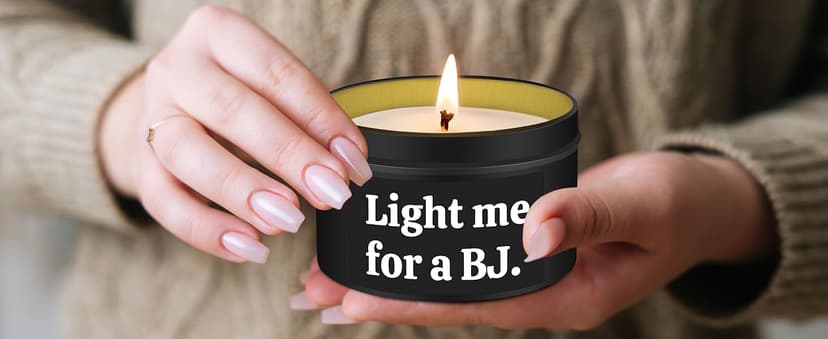 Gifts for Him Boyfriend Husband Funny Anniversary Wedding Birthday Gifts for Men Naughty Engagement Gift for Couples Husband Boyfriend Birthday Gift Ideas, Unique Romantic Lavender Candle for Men