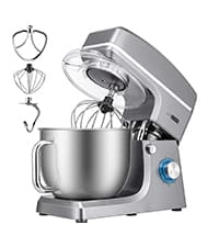VIVOHOME Electric Ice Shaver Snow Cone Maker Machine Silver 143lbs/hr with Ice Pick for Home and Commercial Use