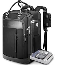 Taygeer Travel Backpack for Women, Carry On Backpack with USB Charging Port & Shoe Pouch, TSA 15.6inch Laptop Mochila Flight Approved, Nurse Bag Casual Daypack for Weekender Business Hiking, Pink