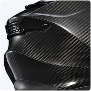 ScorpionEXO XT9000 Full Face Carbon Fiber Adventure Motorcycle Helmet with Pinlock Ready Shield Bluetooth Ready Speaker Pockets DOT ECE Trailhead (White - Large)