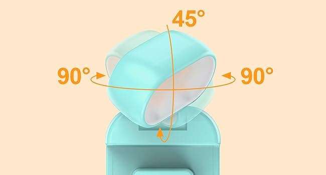 Gritin Reading Light, Rechargeable Book Light for Reading in Bed - Eye Caring 3 Color Temperatures, 5-Level Dimmable Brightness, Long Lasting, Compact Size Clip on Book Lamp for Bookworms-Blue